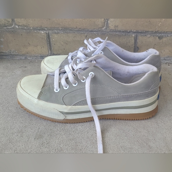 Keds Shoes - Platform Grey Suede Keds